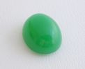 CHRYSOPRASE CABOCHON  (AUSTRALIA) – 9 X 11 MM. OVAL, 4.44 CT.  